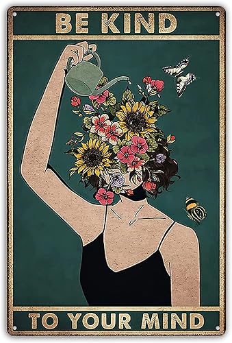 Miniatura 8 de Daily Gratitude - Letrero de metal inspirador de metal verde bohemio para decoración estética del hogar, cocina, oficina, dormitorio, cafeterías,