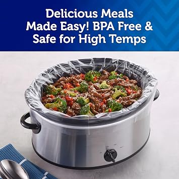 Reynolds Kitchens Slow Cooker Liners, Regular (Fits 3-8 Quarts), 6 Count (Pack of 2)