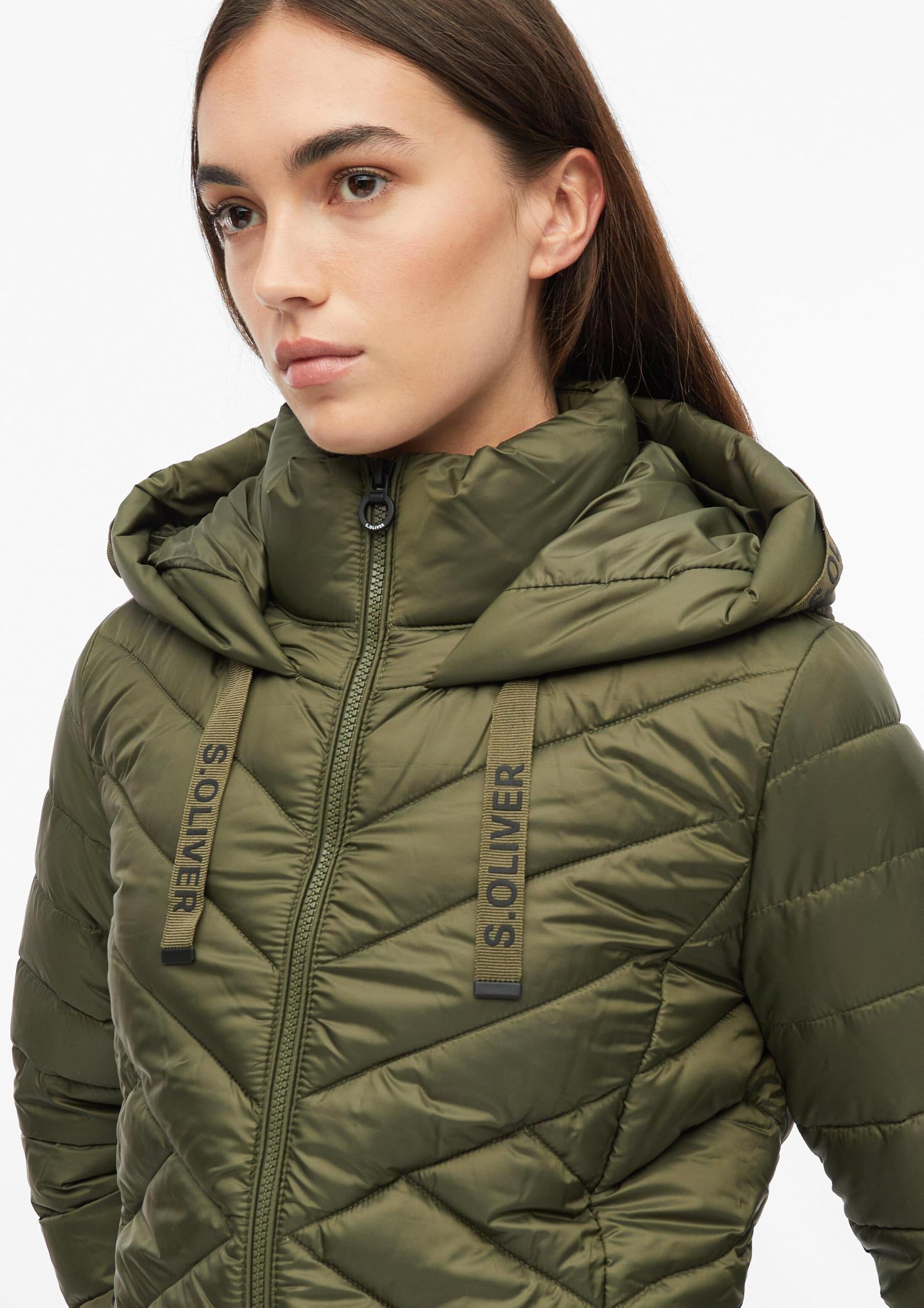 s.Oliver 2178793 Giacca trapuntata con cappuccio Donna