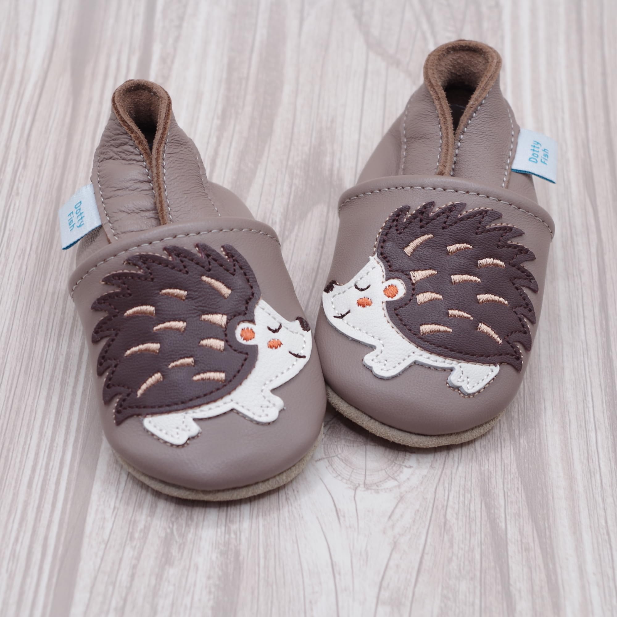 Dotty Fish Unisex Baby Unisex Babyschuhe aus WeichlederLauflernschuh - 2