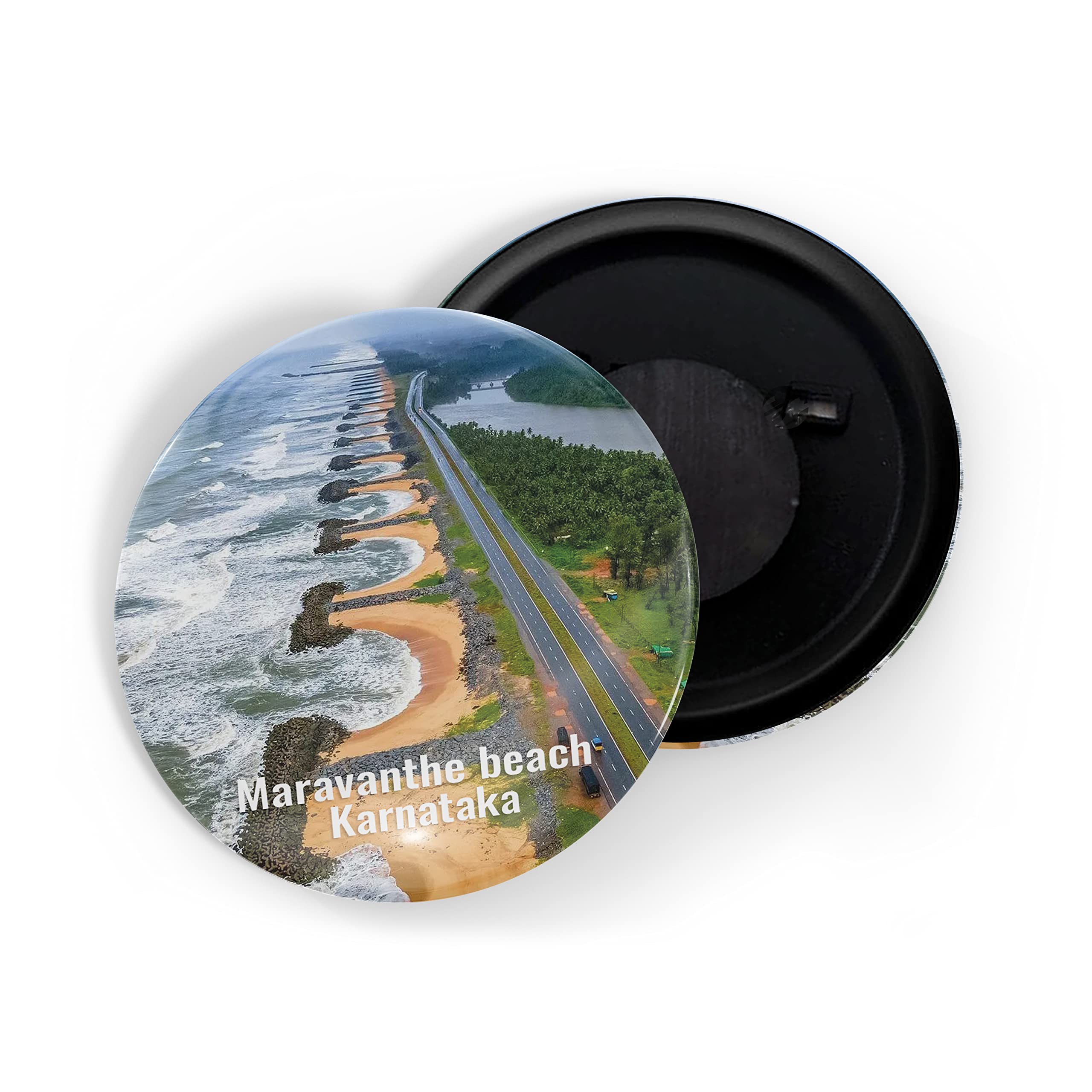 dhcrafts Fridge Magnet Multicolor Maravanthe Beach Karnataka Glossy Finish Design Pack of 1 (58mm) (B09M6FD5J8) Amazon Price History, Amazon Price Tracker