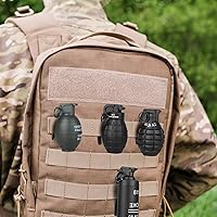 Vista 6 de Granada de mano de juguete para juego de batalla CS, con 9 municiones de espuma, modelo táctico de granada CS, juguetes de gel de impacto