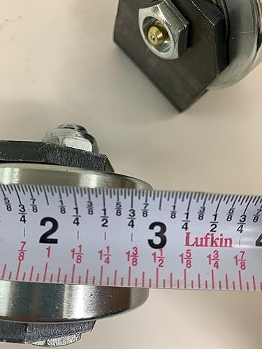 Miniatura 6 de Juego de 2 ruedas de arrastre de cola de remolque de soldadura, acero sólido, eje engrasable, 1.5 pulgadas de ancho, autocaravana, caravana,