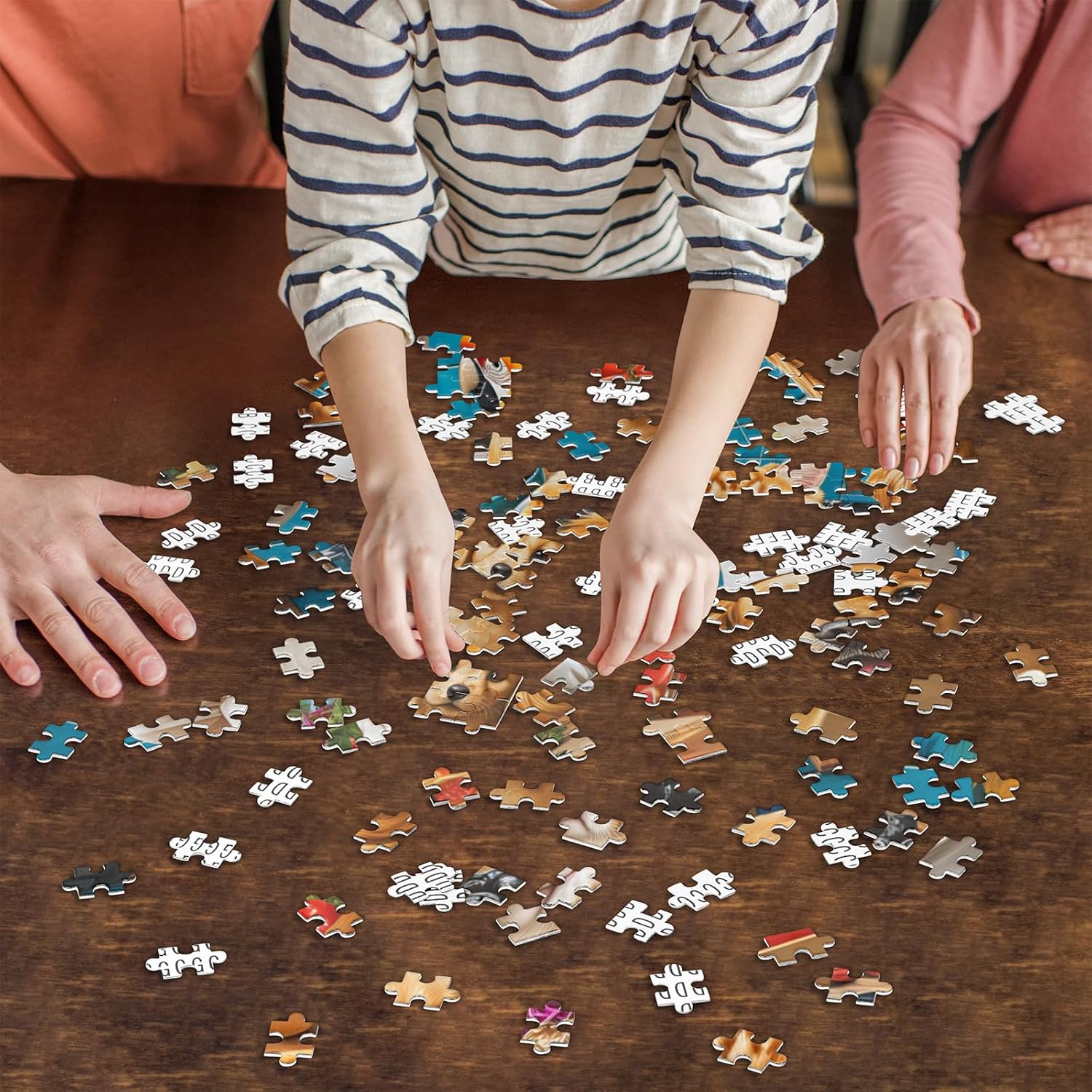 1000 Pieces Puzzle for Adults - Funny Dogs Cats Jigsaw Puzzles - Kitchen Food Challenging Puzzle for Family Game - Unique Gift for Puzzle Enthusiasts & Home Decor - 20.5 X 15 in