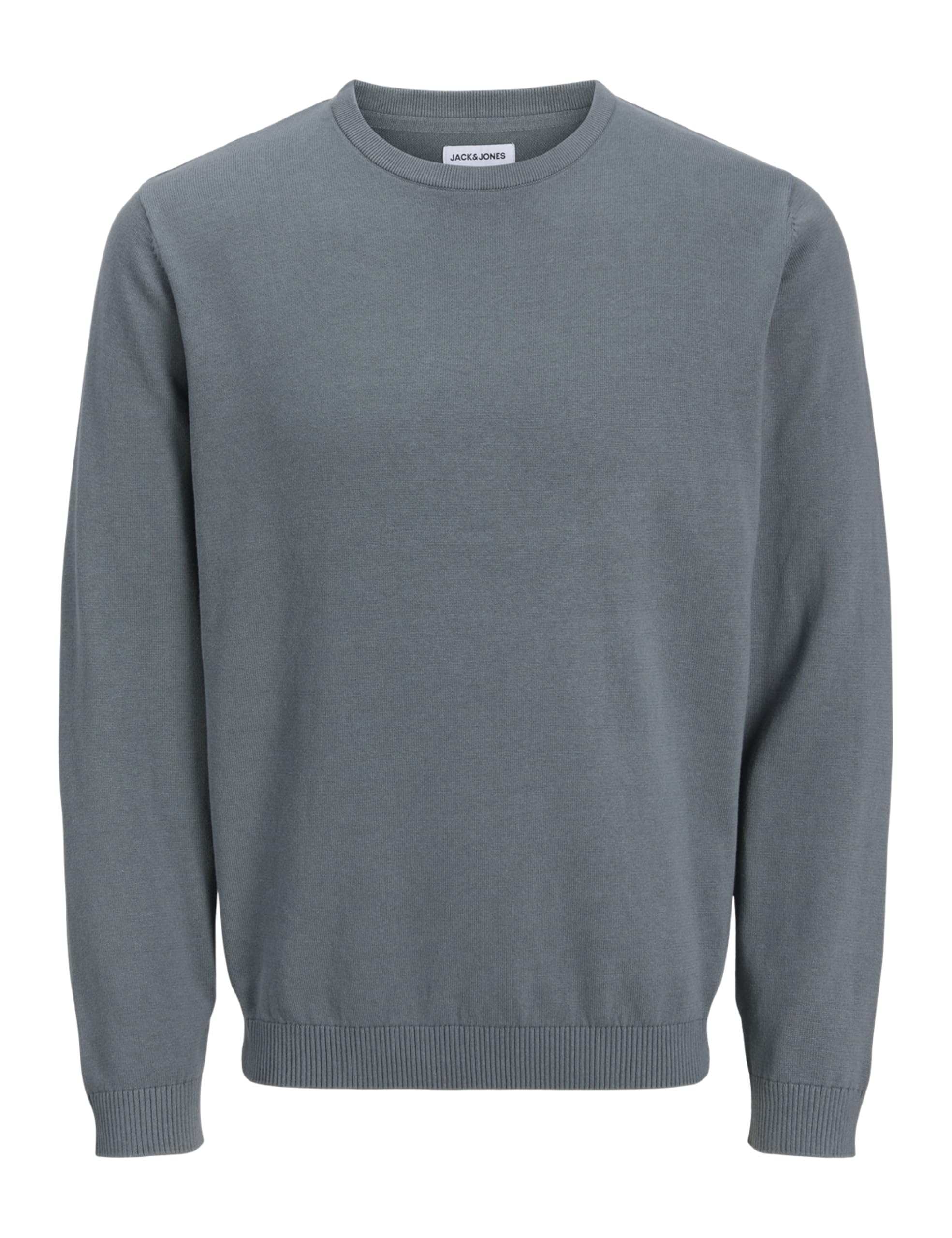 JACK & JONES Jjebasic Knit Crew Neck Noos, Stormy Weather, XXL