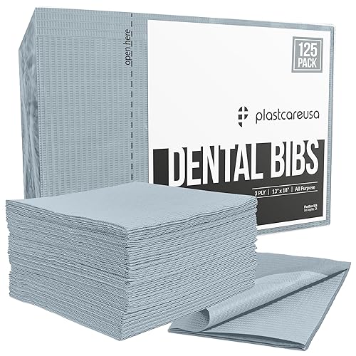 Miniatura 12 de PlastCare USA -Toallas desechables impermeables de 3 capas de 13” x 18” para pacientes de servicios dentales o clientes de tatuaje (paquete de 125)