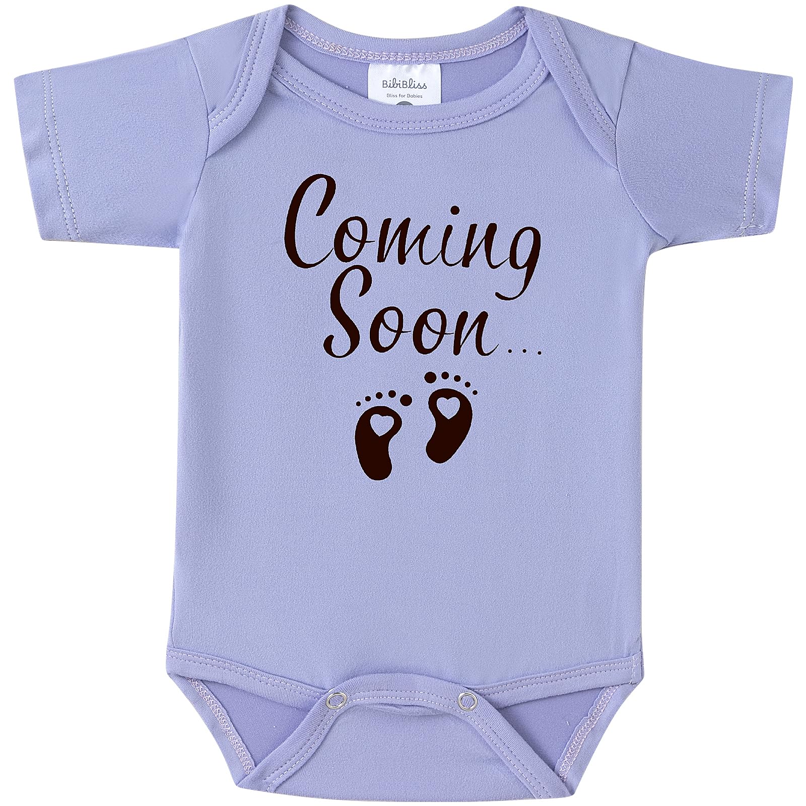Pregnancy Announcement Infant Bodysuit Coming Soon,0-3 months Baby Coming Soon Reveal Ideas