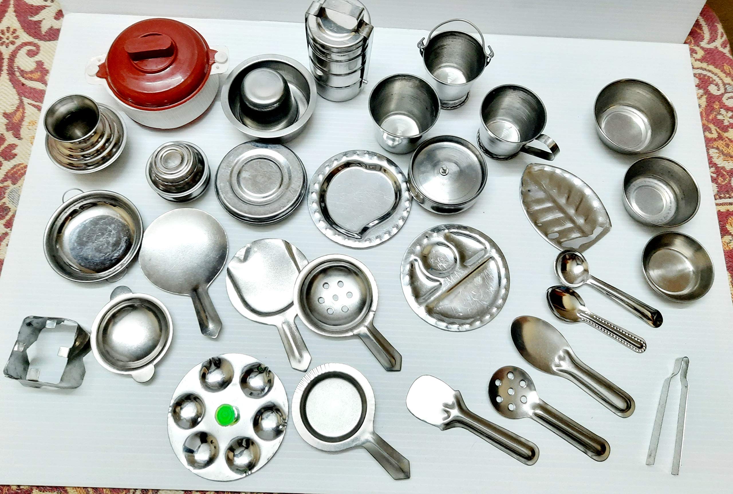 eshwarshop Steel Cooking Set for Girls & Boys (B08T8CLC5V) Amazon Price History, Amazon Price Tracker