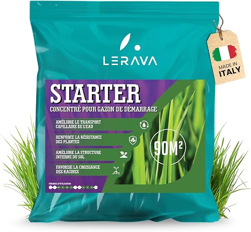 STARTER engrais gazon (90 m²) LERAVA