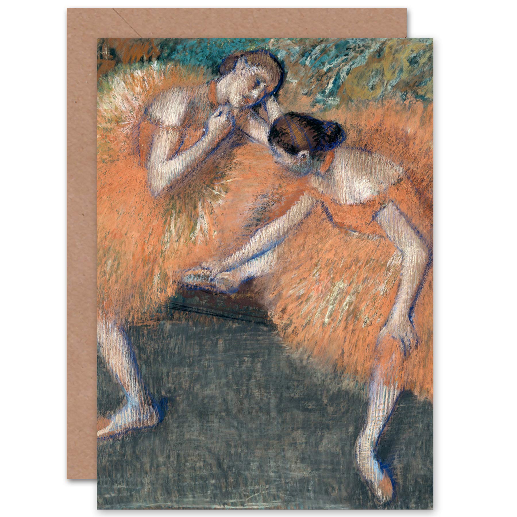 Artery8 Edgar Degas Two Dancers Greeting Card