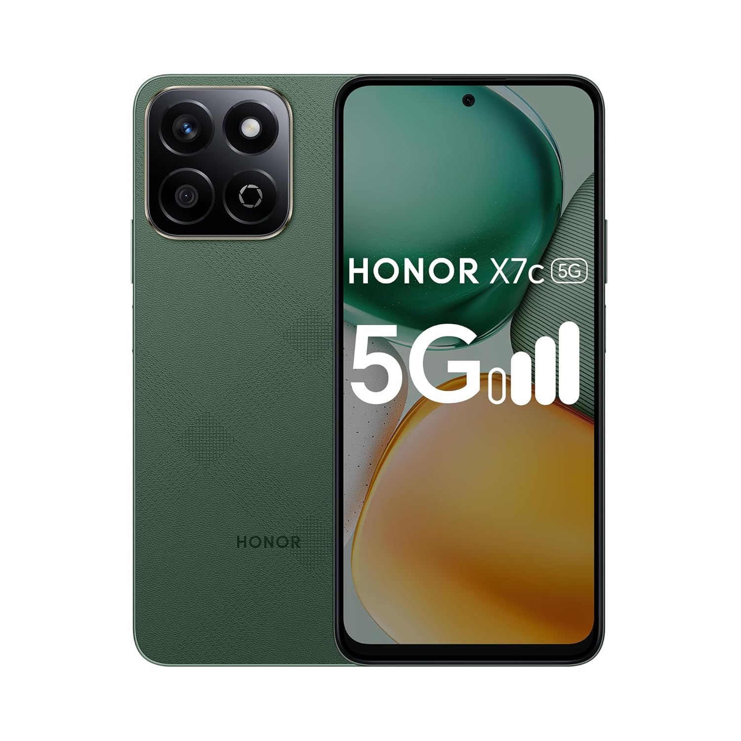 Honor X7c 5G Dual SIM | 8GB RAM, 256GB Storage | 50MP AI Camera | 5 Star SGS Rated | IP64 Standards | 120Hz Refresh Rate | 5200mAh Battery | Without Charger | (Vegan Leather Forest Green) Honor X7c 5G Dual SIM | 8GB RAM, 256GB Storage | 50MP AI Camera | 5 Star SGS Rated | IP64 Standards | 120Hz Refresh Rate | 5200mAh Battery | Without Charger | (Vegan Leather Forest Green)