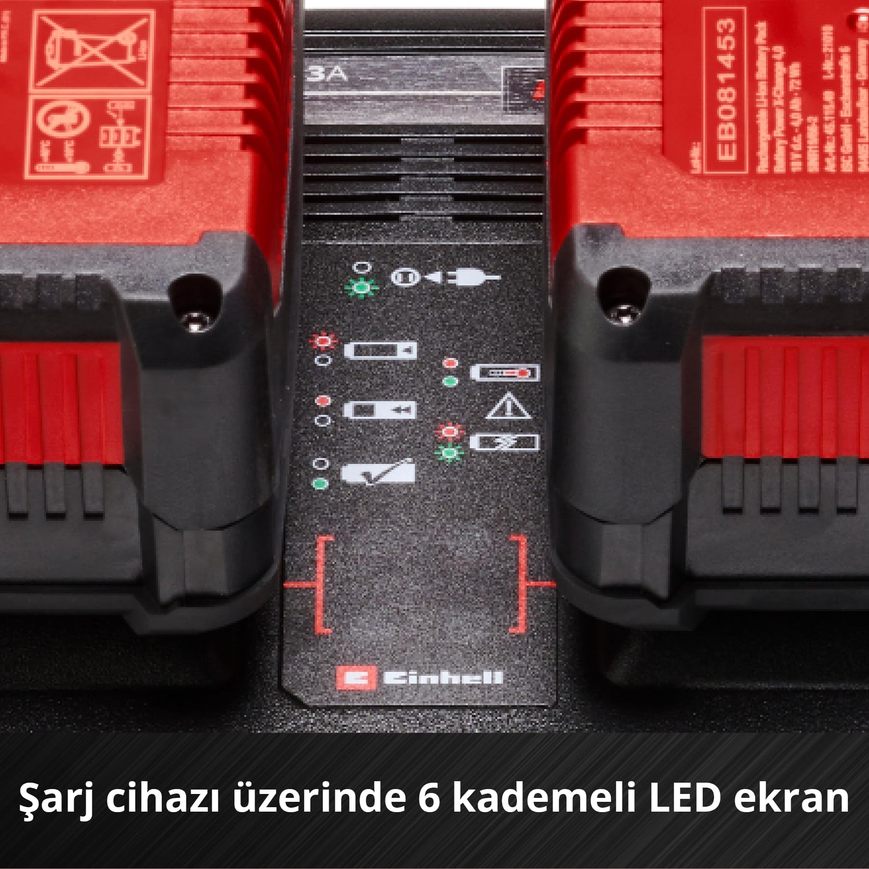 Einhell Orijinal Starter Kit 2x 4,0 Ah PXC Akü ve 3A Twincharger 4512112
