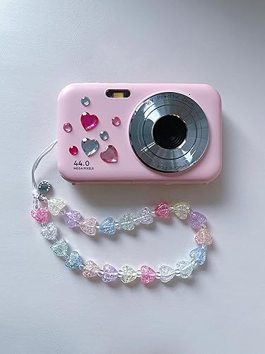 Miniatura 70 de Drawwind Correa universal con cuentas para teléfono, correa universal para teléfono celular, bonita pulsera de muñeca, cadena de cuentas, accesorios