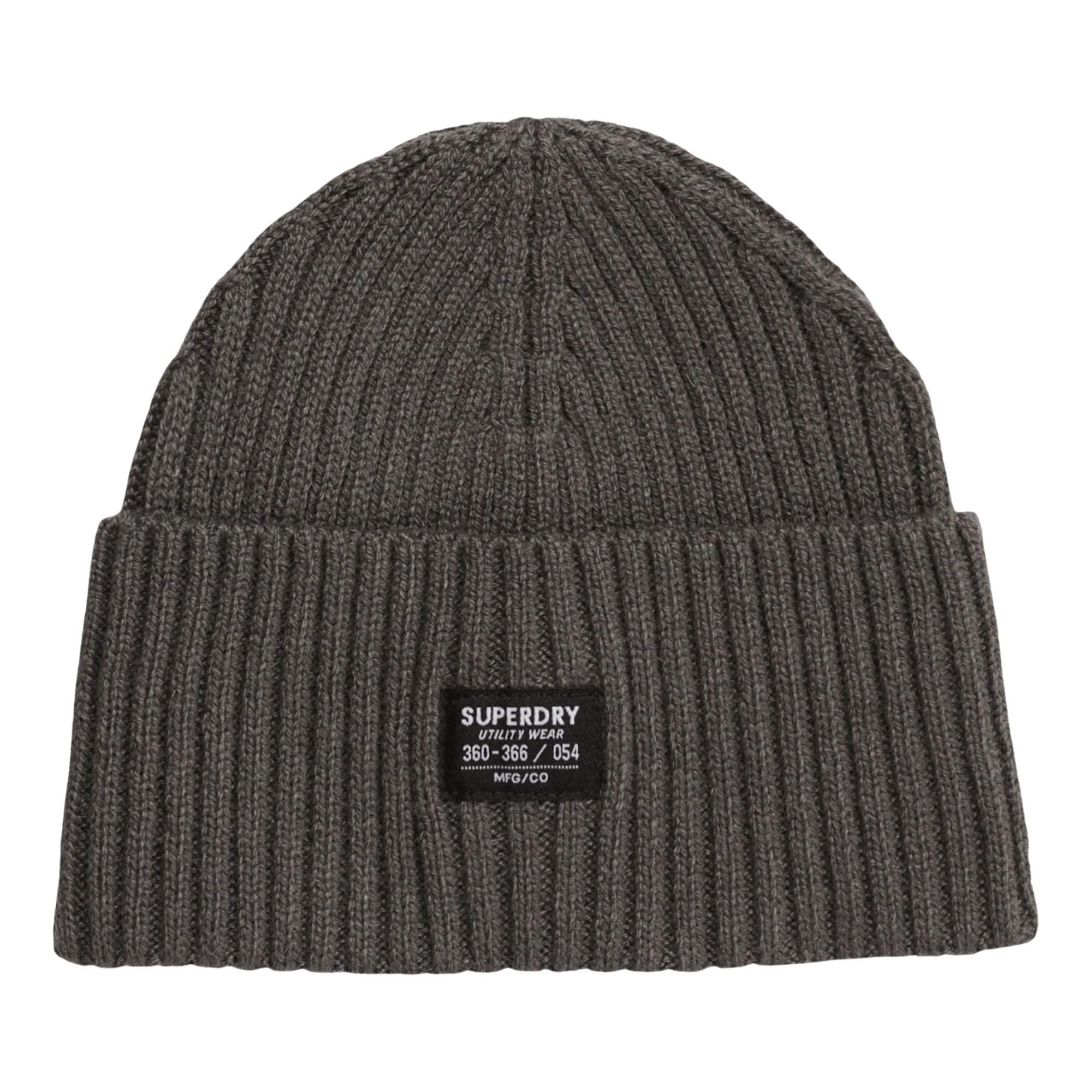 Superdry Women's Gris Workwear Knitted Beanie