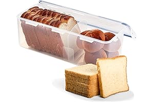 LOCK & LOCK Easy Essentials 21.1 Cup Airtight Bread Containers Storage