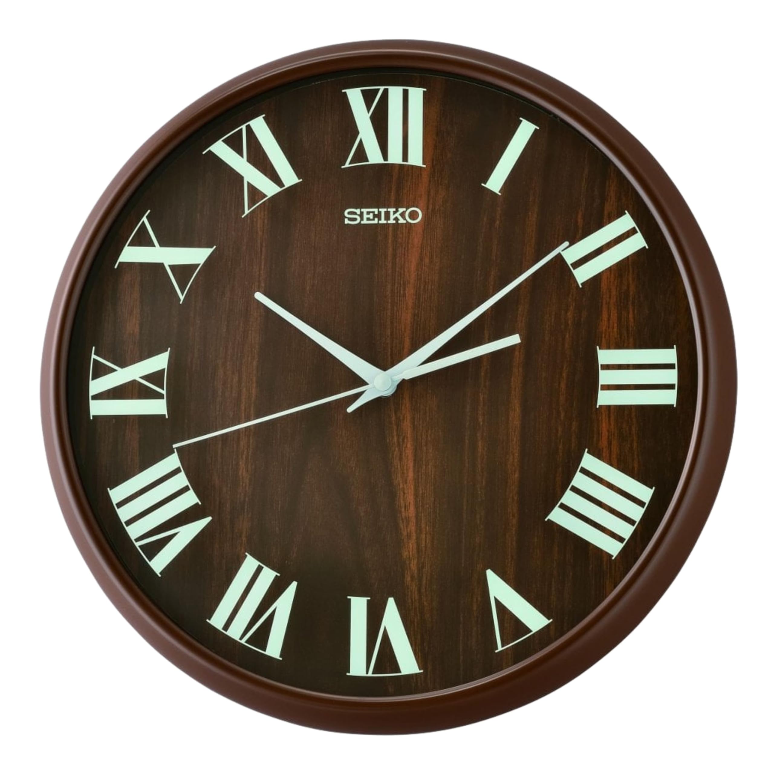 Seiko Brown Wall Clock