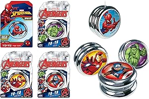 JA-RU Marvel Avengers & Spiderman Yoyo 4-Pack: The Perfect Gift for the Superhero in Mind