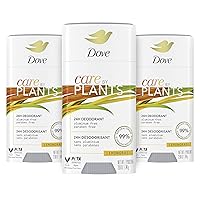 Vista 1 de Dove Care by Plants - Desodorante en barra para una protección duradera del desodorante, desodorante sin aluminio, 2.6 onzas, 3
