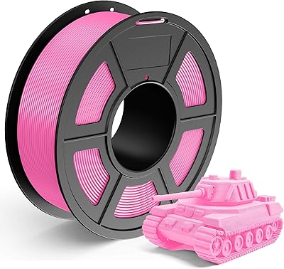 22 – TECBEARS PLA Filament 1.75mm, Neatly Wound 3D Printer Filament, Dimensional Accuracy +/- 0.02 mm, 1Kg Spool(2.2 lbs), Fits for Most FDM 3D P…