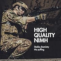 Vista 6 de Tenergy Batería plana de 8.4V NiMH w/Mini Tamiya conector de alta capacidad 1600mAh batería