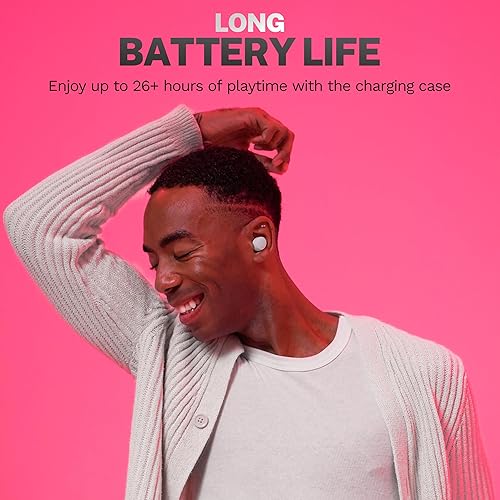 Miniatura 4 de JLab Go Air Pop+ Auriculares inalámbricos verdaderos, auriculares intraurales, auriculares Bluetooth, auriculares de reproducción de 35 horas,