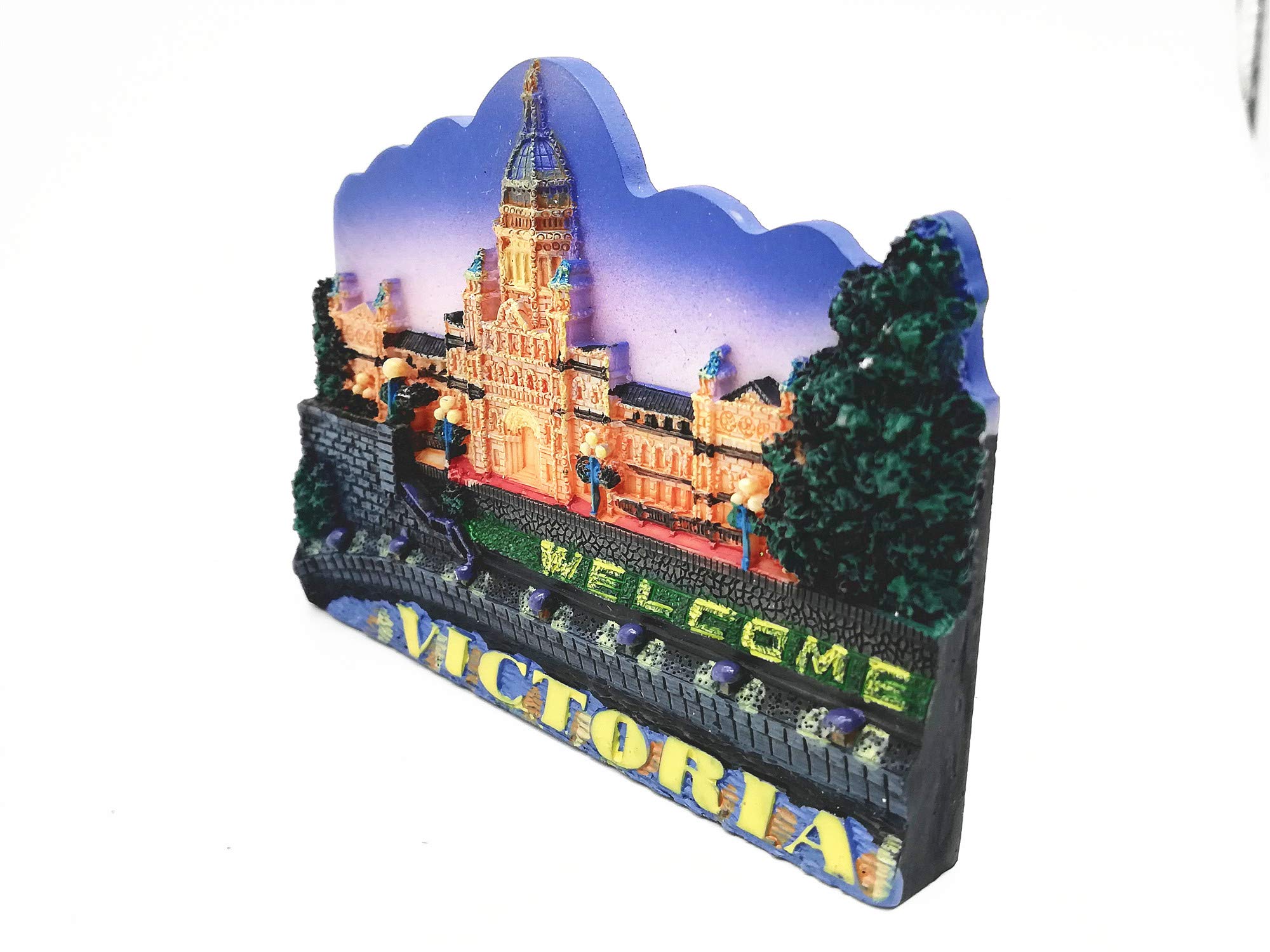 Aimant De Réfrigérateur 3D Victoria Canada Souvenir Touristique