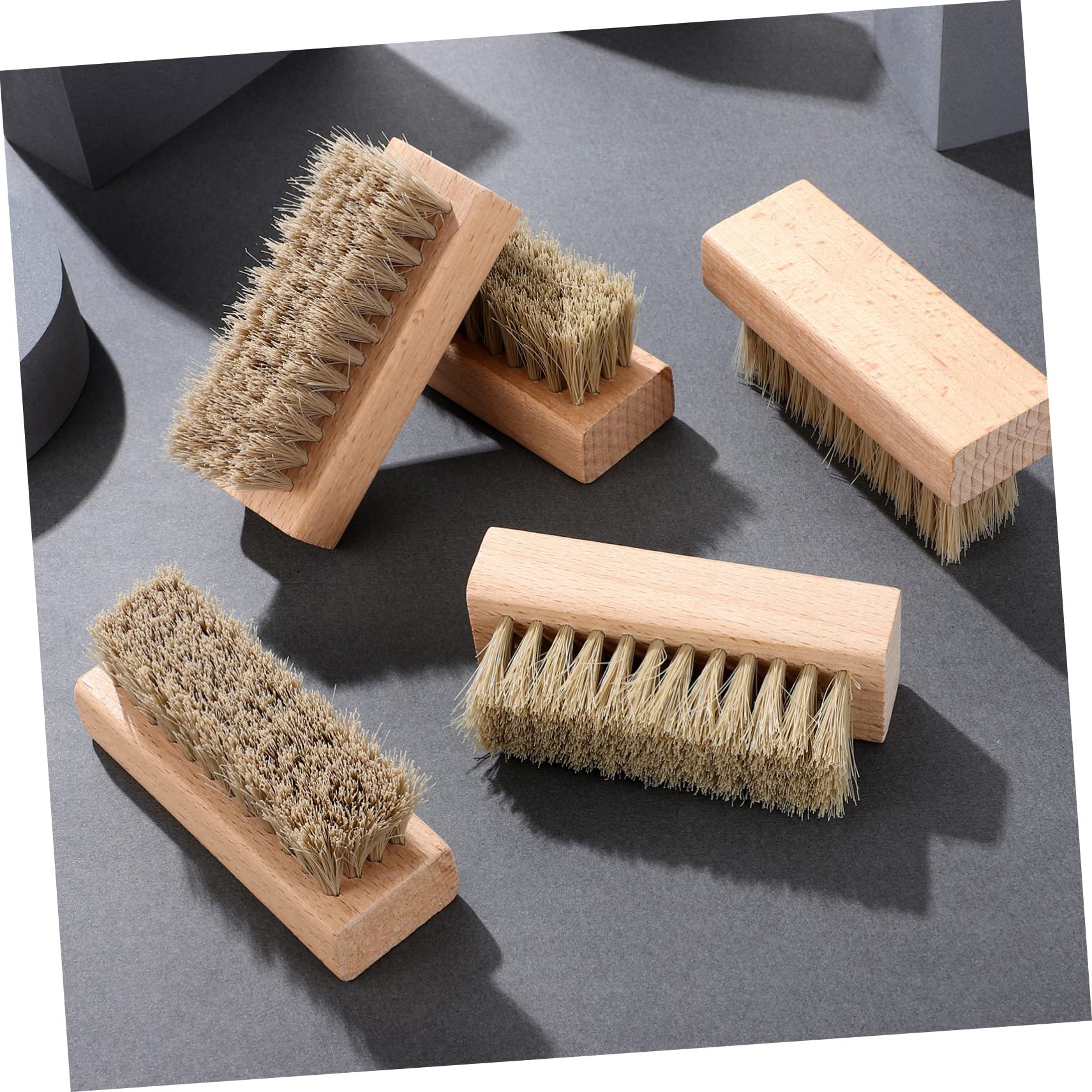 SHERCHPRY 10 Piezas Cepillo para los Zapatos betún para Zapatos Cepillo para Zapatos de Cuero Botas Cepillo de Zapatos Limpieza de cepillos de Zapatos páginas Colocar cepillar