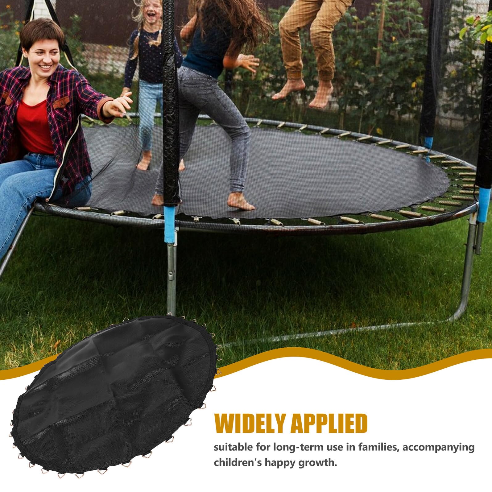 Tappetino elastico rotondo con passanti di ricambio per un supporto sicuro per il fitness all'aperto