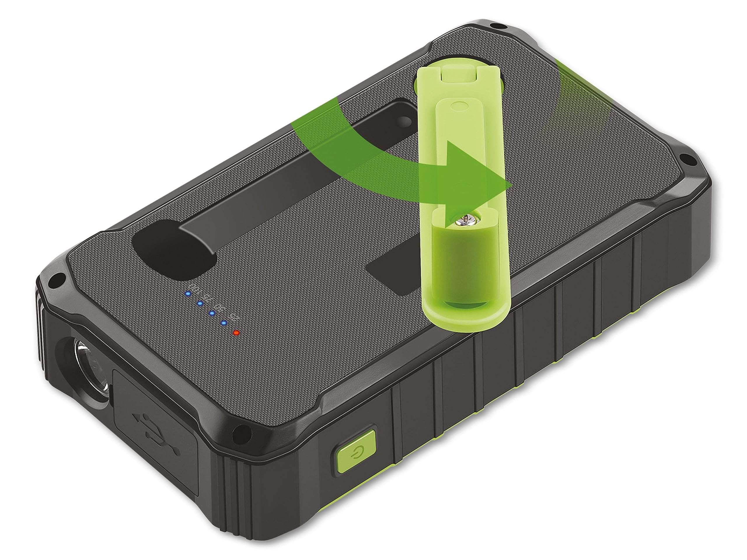 Denver Powerbank Solaire PSO- 10012 10000mAh + Dynamo Manuel