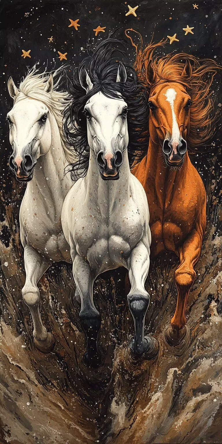Dipingere con i Numeri Adulti astrattoanimale, 100x200cm, k-21 | Paint by Numbers Senza Cornice, Quadri da Dipingere Numerati, Decorazioni Parete, Oggetti Decorativi per la Casa