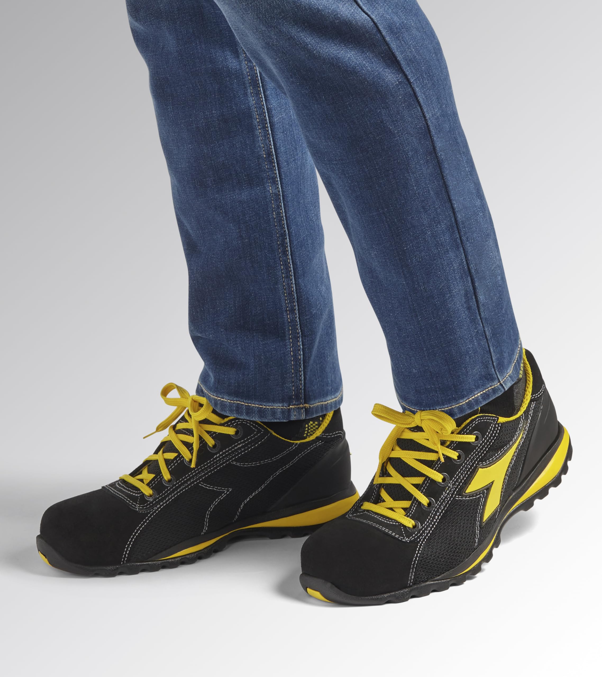 Utility Diadora GLOVE TEXT LOW S1P HRO SRA, zapatos de trabajo Unisex Adulto, NEGRO, 38 EU