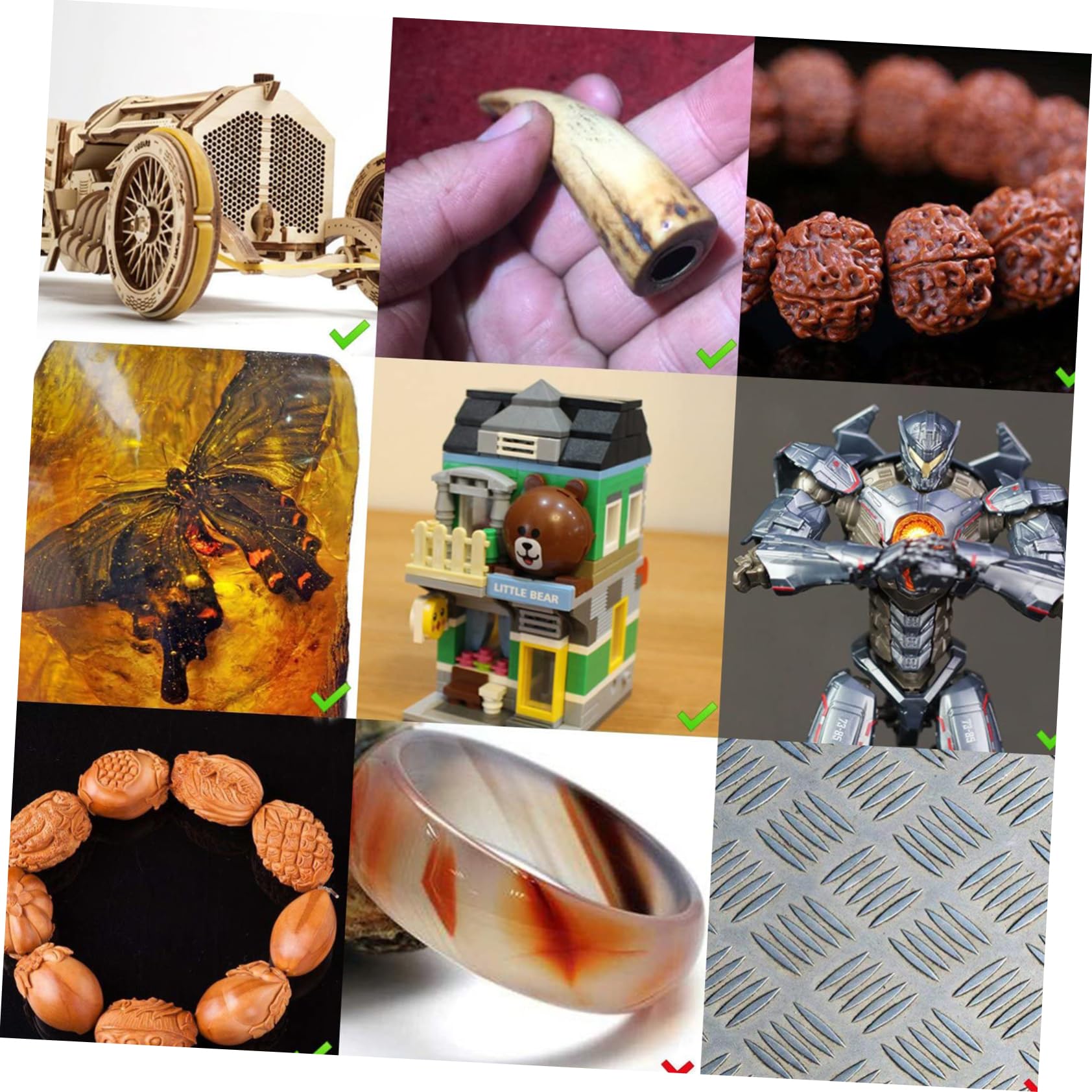 BUTIFULSIC Mini Hand Drill Set 76 Pcs Drill Bits Precision Pin Vise Lightweight Compact for Electronics Model Dec