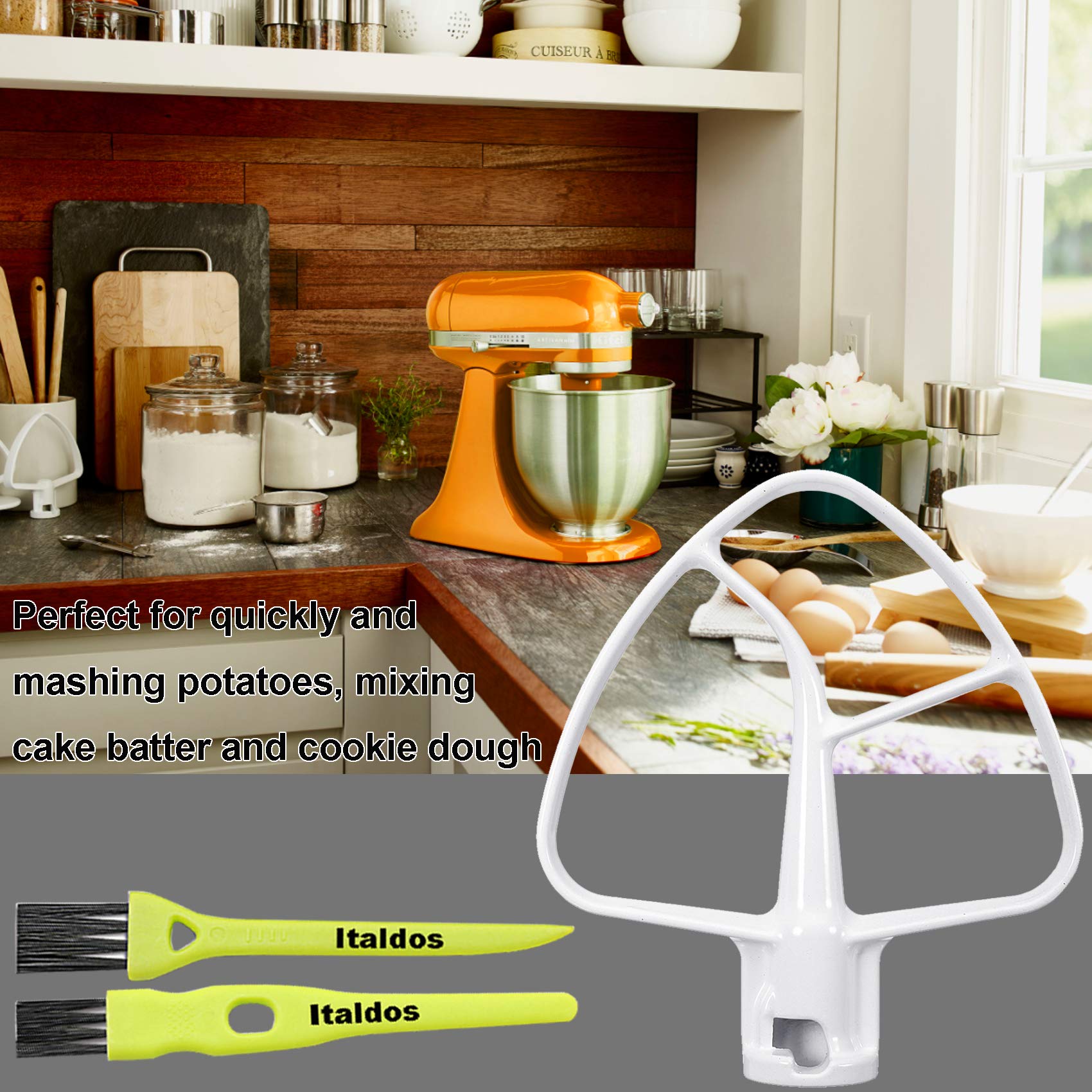 Frusta A Filo Per Impastatrice KitchenAid 5QT - Compatibile Con K5AWW, KSM50, 5K5SSWH, In Acciaio Inox - Foto 8