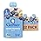 Gerber Stage 2 Baby Food, Banana Blueberry Puree Pouch, 2 Servings of Fruit, No Added Sweetener, No Artificial Colors or Flavors, 12-Pack
