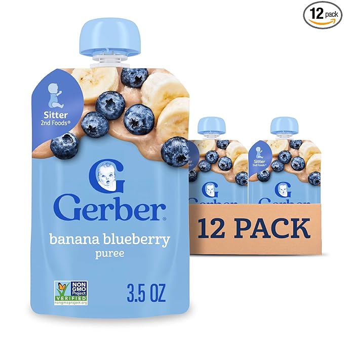 Gerber 1st Foods Pureed Carrots, Stage 1 (16-Pack)
