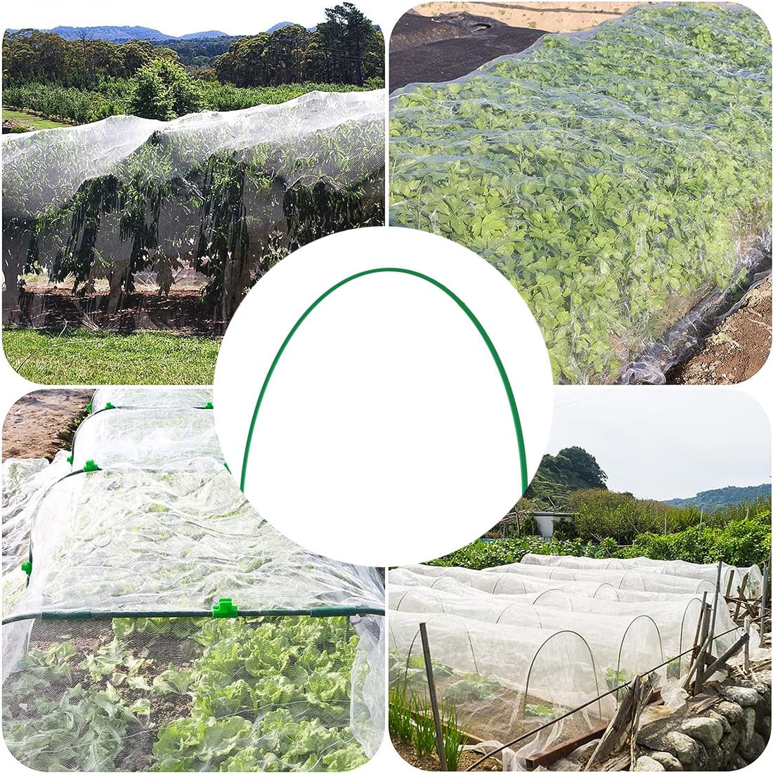 Hoops Set A-Ensemble De Cerceaux Pour Plantes à Effet De Serre, Arc De