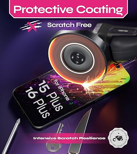 Miniatura 7 de Defenslim Protector de pantalla para iPhone 15 Plus (paquete de 2) con kit de instalación fácil de alinear automáticamente, vidrio templado para