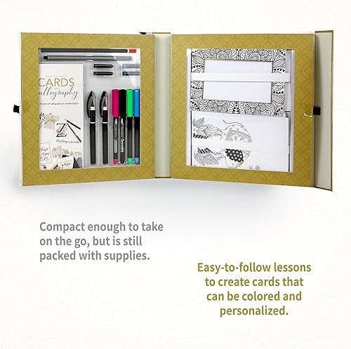 Miniatura 3 de SpiceBox Sketch Plus: Kit de tarjetas y caligrafía - Eleva tu escritura a mano al arte