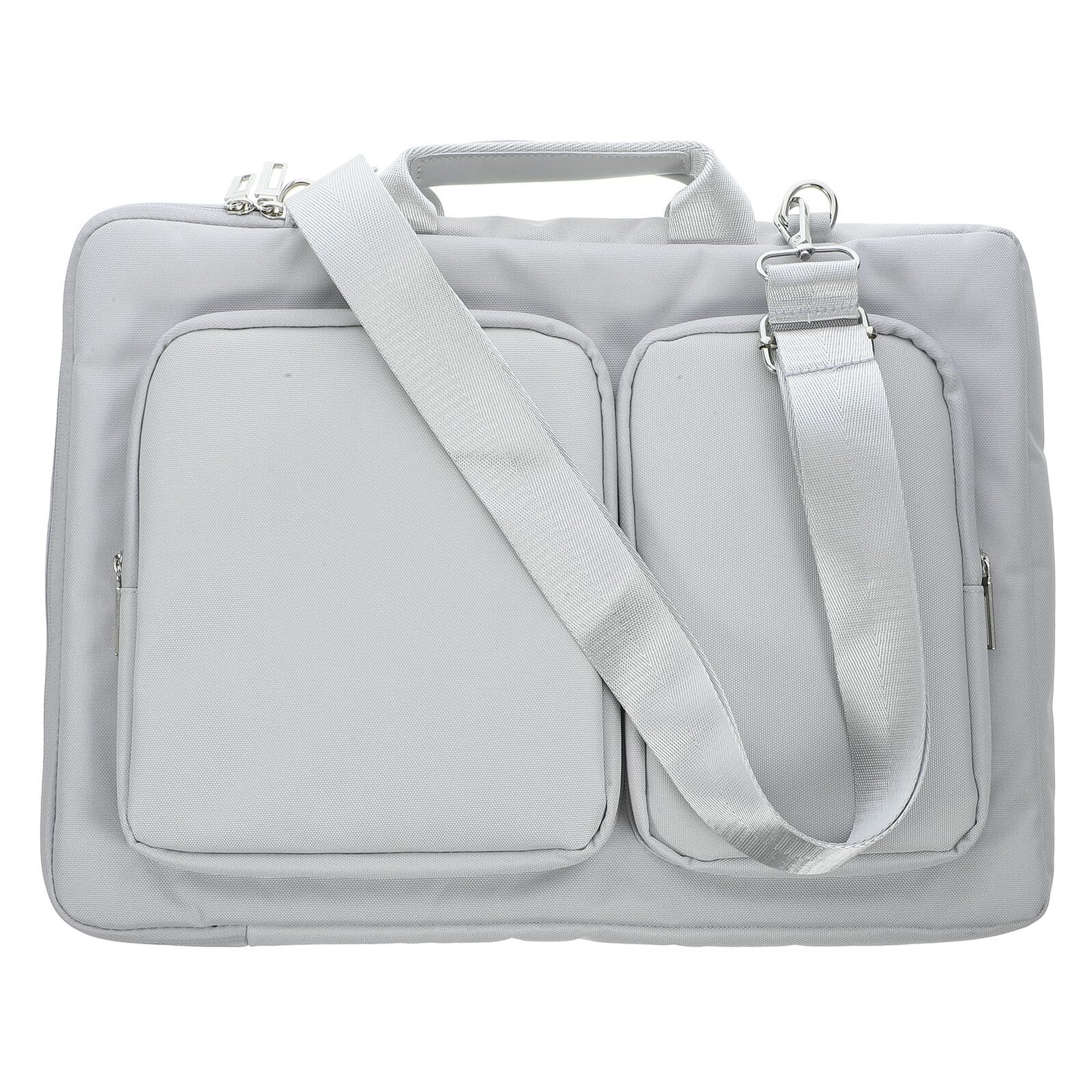 GALPADA 1pezzi Borsa per Laptop Custodia per Notebook Organizer Doppio Tasche Interne per Cellulari Mouse Dischi Rigidi Leggero e Portatile Adatto per Ufficio