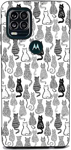 Funda compatible con Motorola Moto G Stylus 5G, divertida y bonita funda de gato para mujeres, niñas, hombres y niños, TPU a prueba de golpes