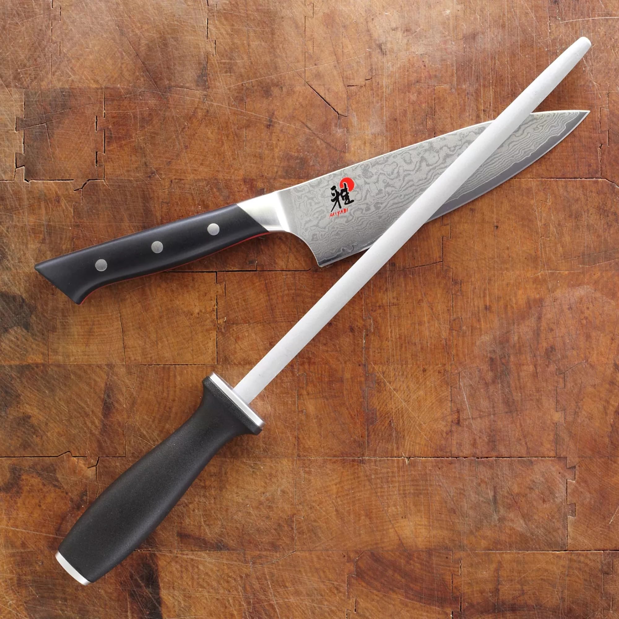 Miyabi Aksesuar Bileme Çelik, 25,4 cm, Siyah/Paslanmaz Çelik