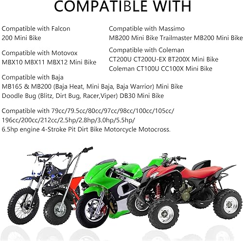 Miniatura 6 de Kit de cable de acelerador, conjunto de acelerador de bicicleta de 78 pulgadas de 0.866 in con acelerador giratorio y cables de acelerador de 47