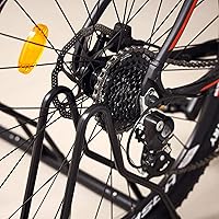 Vista 6 de CyclingDeal Soporte de bicicleta para estacionamiento de piso para hasta 6 bicicletas Estante de almacenamiento para interiores, hogar y garaje