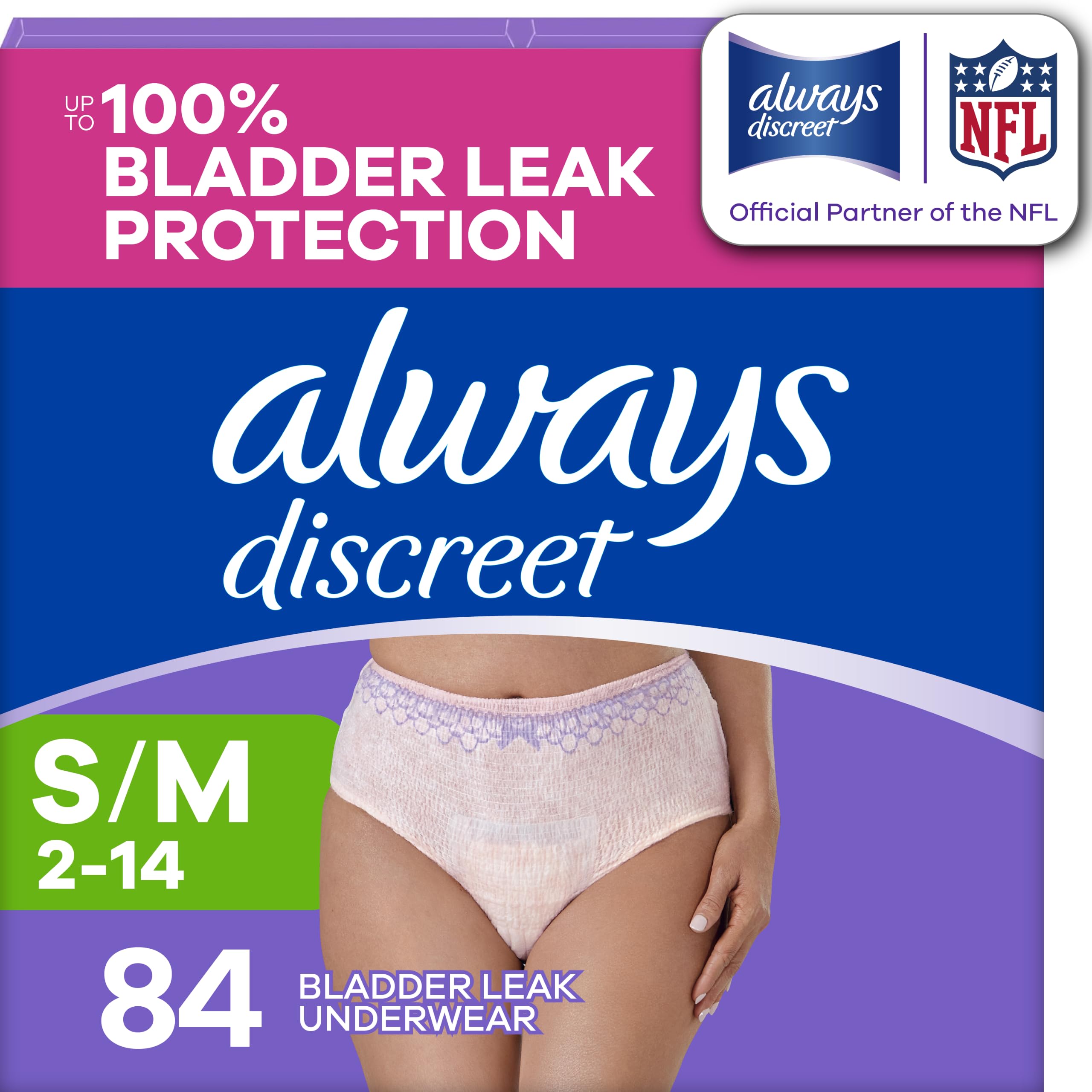 Always Discreet Adult Diapers for Women