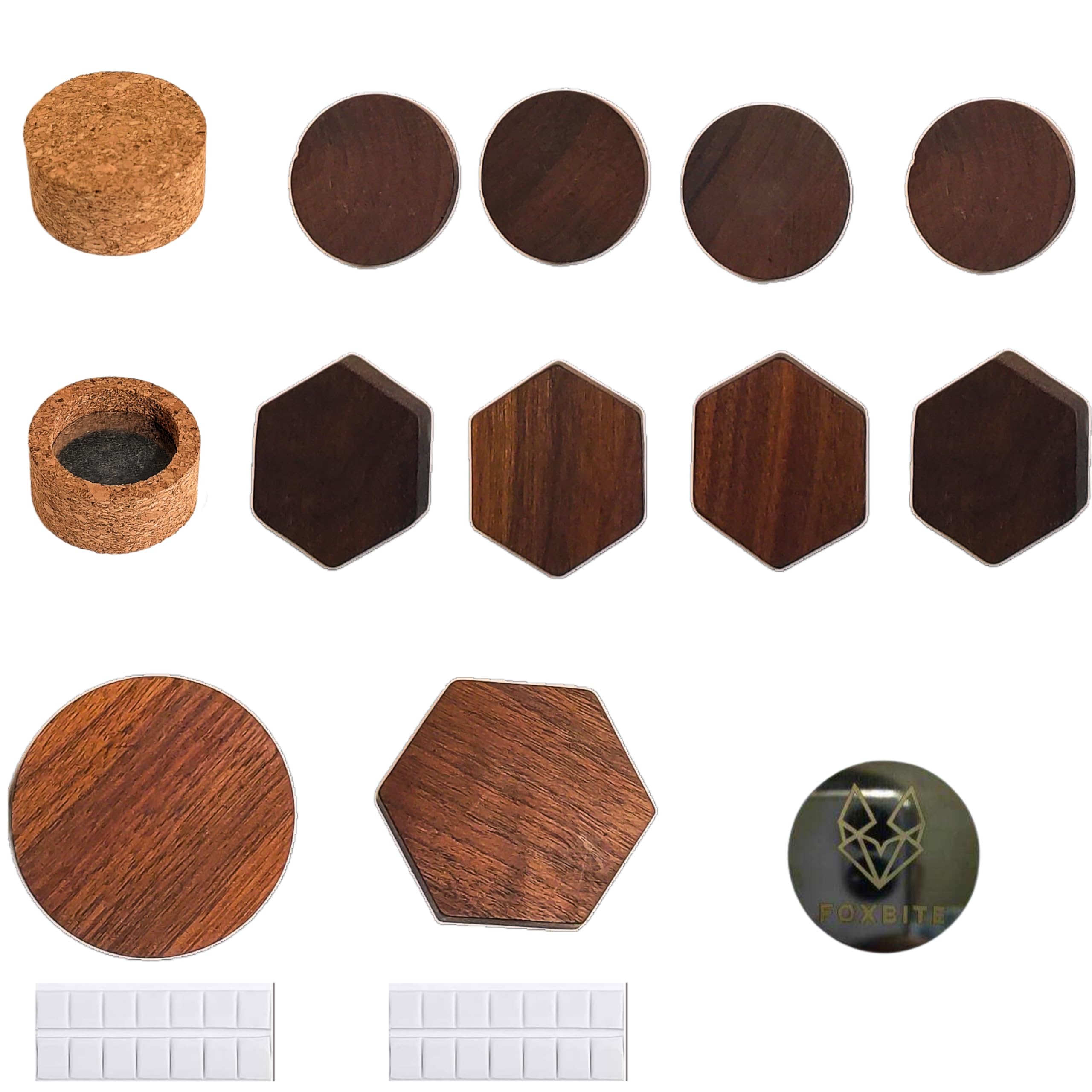 FOXBITE Extra Disk Set for The Miniature Painting Holder Painting Handle for Miniautres, Scale Model, Fantasy Figurines Acrylic Detail Brush Set Painting. kit for Detailing Army