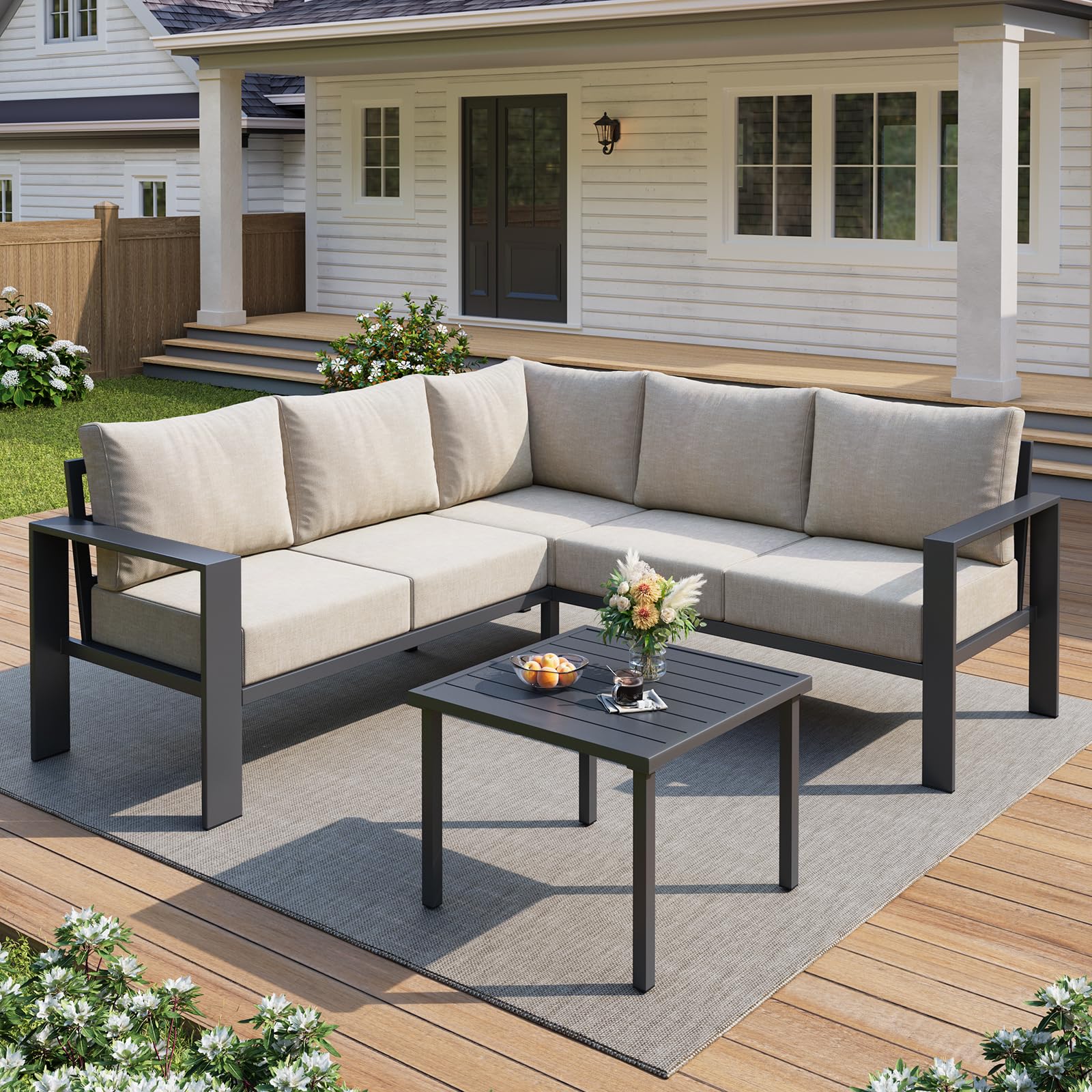 UDPATIO 6-Piece Outdoor Sectional