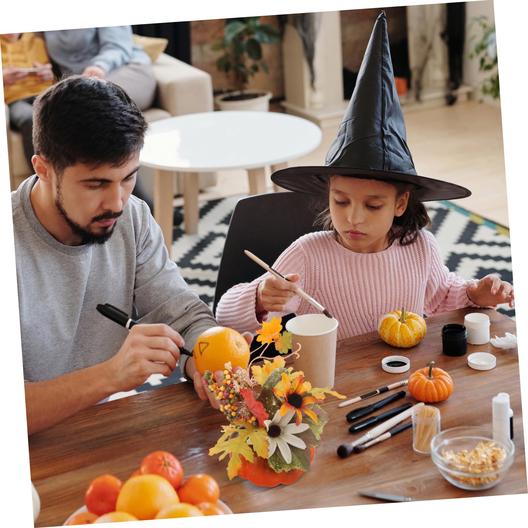 Amosfun 3sets Herbst Ornamente Wohnkultur Kürbisse Maple Leaf Dekorative Requisiten Für Halloween 3 Stücke * 3