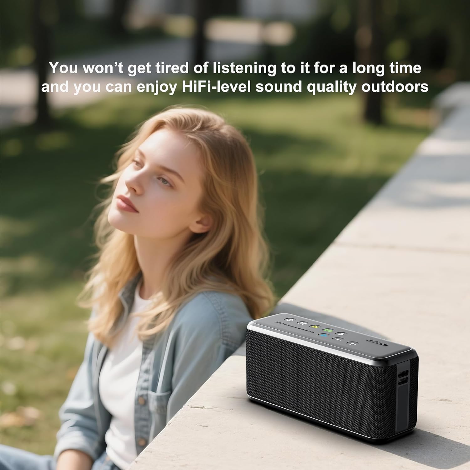 xdobo X8 Max Portable Bluetooth Speaker Wireless with Stereo Sound Outdoor Speakers Waterproof Desktop Computer Speakers Bassup 360° Surround Sound Deep Bass for Home/Outdoor/Party/Beach/Travel - Image 8