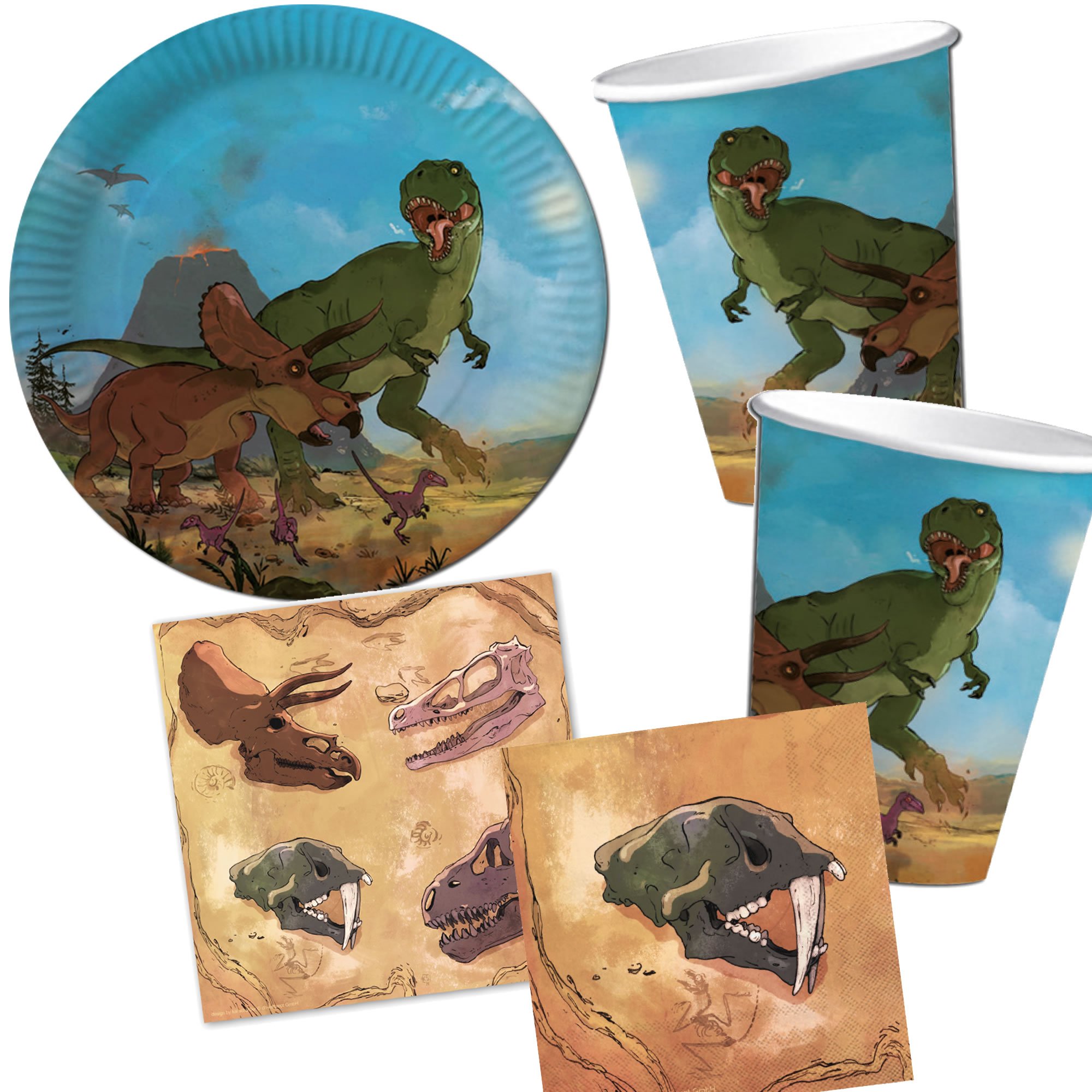 XXL Dinosaurier-Konfetti - 39 Große Teile Für Mottoparty, Max. 6,5 Cm