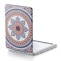 Vista 15 de Omiro - Espejo compacto, PU brillante. Ampliación 1x/3x, ultra portátil para llevar en el bolso (rosa)